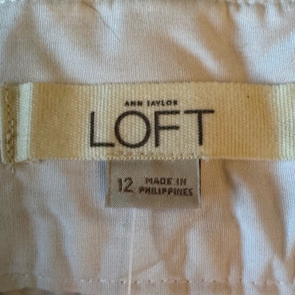 Loft Womens Crochet Shorts Size 12 Beach Coastal Resort White Euro Summer New - Picture 3 of 7